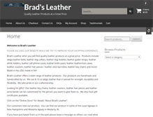 Tablet Screenshot of bradsleather.com